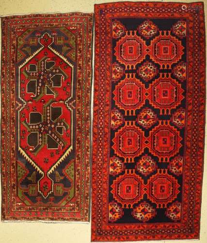 1 pair of Meshgin old, Persia, around 1950, wool on