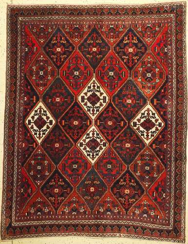 Khamseh old, Persia, around 1950, wool on cotton