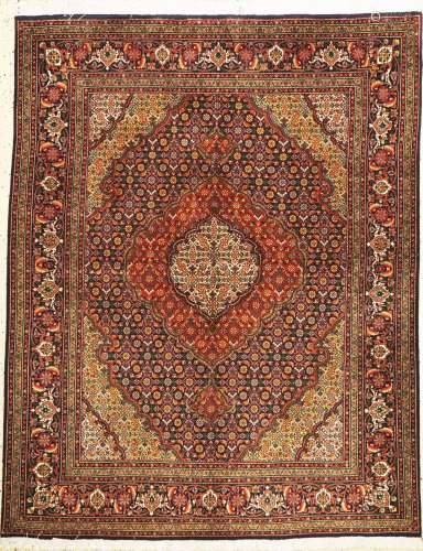 Tabriz fine(50 Raj), Persia, approx. 50 years,wool on