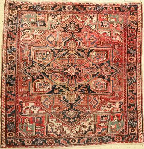 Heriz old, Persia, around 1940, wool on cotton