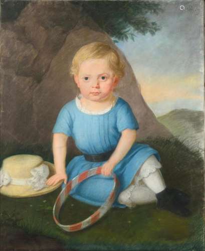 GROSSES BIEDERMEIER KINDERBILDNIS