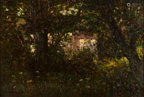 STOSKOPF, GUSTAV JACQUES (1869 - 1944). HAUS IM WALD.