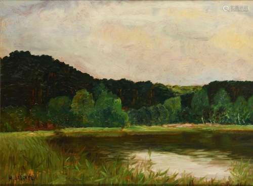 JAECKEL, HUGO (1864 BERLIN - 1932). WALDSEE.