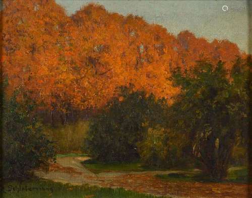 SCHLOTERMANN, HEINRICH (1859 RUHLA - 1927 BERLIN). HERBSTWAL...