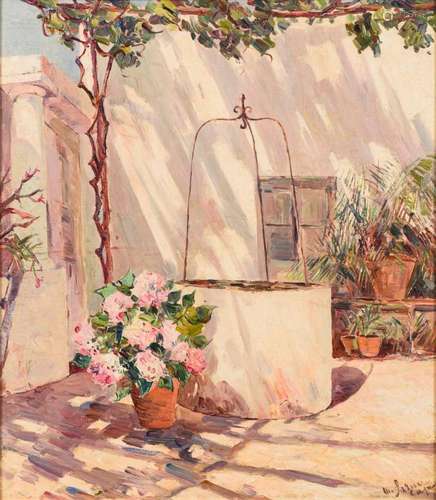 SARNO, MATTEO (1894 ISCHIA - 1957 ISCHIA). SONNIGE TERRASSE ...