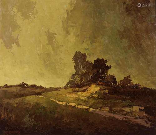 HOPPMANN, HEIN (1901 RHEINBERG - 1982). WEITE LANDSCHAFT.