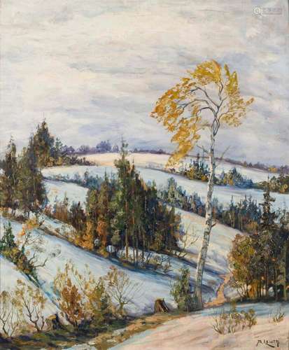 LAUTH, ALFRED (1879 BERLIN - 1945). WINTERLANDSCHAFT.