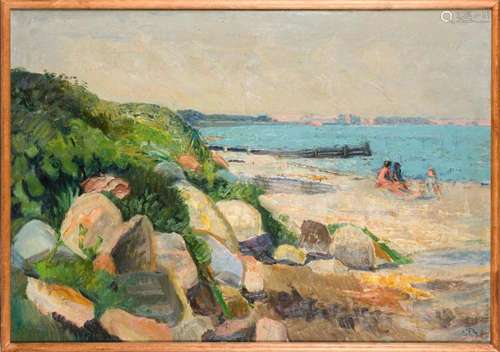 HOLM, PETER (1884 - 1966). KÜSTENSTREIFEN.