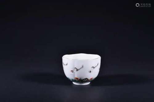 A FAMILLE-ROSE CUP.MARK OF DAOGUANG