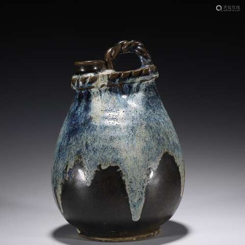 Blue Glaze Tea Pot