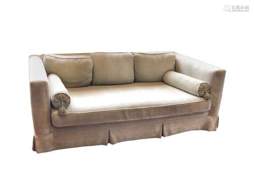 Green Single Cushion Sofa