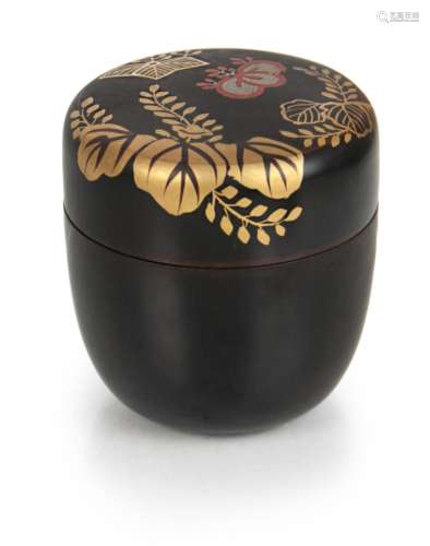 JAPANESE LACQUER TEA CADDY