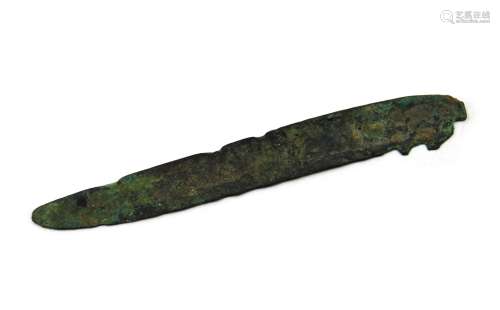 BRONZE KNIFE BLADE PROBABLE LIAO DYN (916-1125)