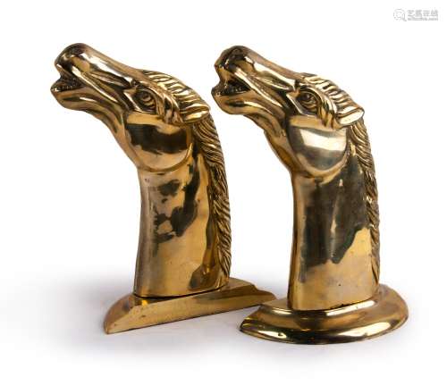 HORSE HEAD BOOKENDS