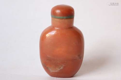 Chinese Stone Carved Snuff Bottle