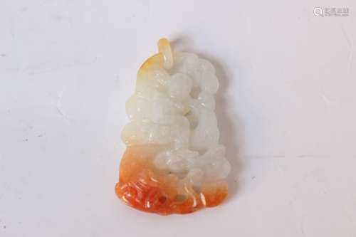 Chinese Jadeite Carved Pendant