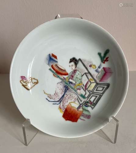 Chinese Famille Rose Plate