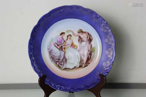 European Porcelain Plate