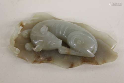 Chinese Jade Carved Beast