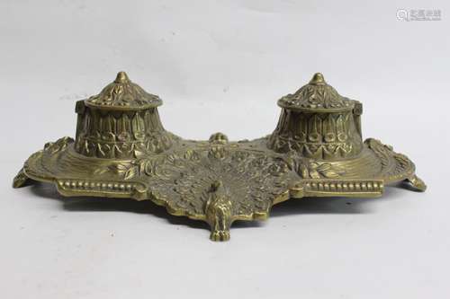 Bronze Inkwell