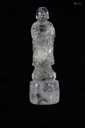 Chiense Crystal Carved STanding Buddha