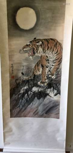 Chinese Water color Scroll Painting