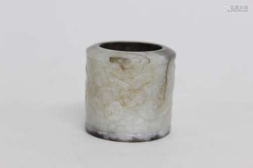 Chinese Jade Carved Thumb Ring