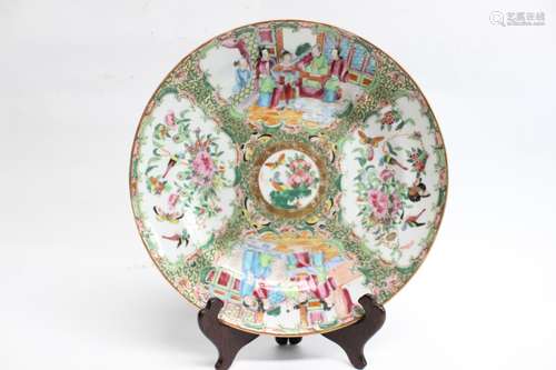 Chinese Rose Medallion Plate