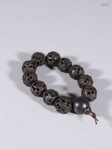 Chinese Chengxiang Wood Bracelet