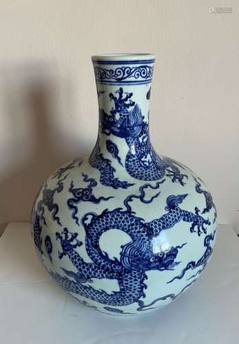 Chinese Blue and White Porcelain Vase