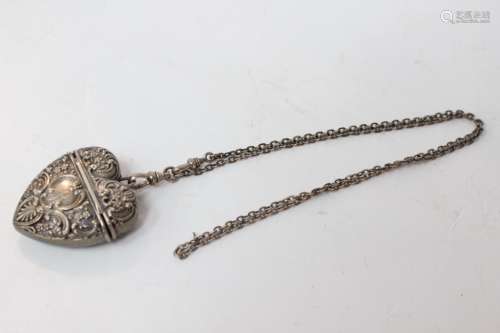 Sterling Silver Heart Shape Necklace