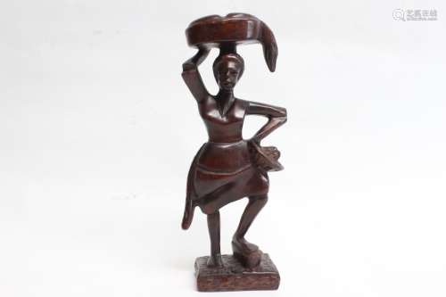 Wood African Lady
