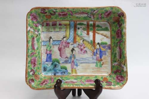 Chinese Famille Rose Porcelain Plate