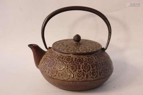 Asian Iron Teapot