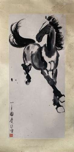 Chinese Ink Color Painting,Horse