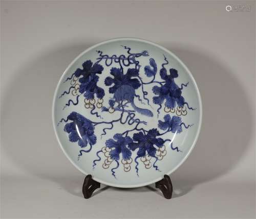 The blue and white market of Yongzheng in the Qing Dynasty