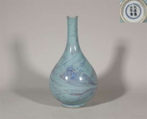 The glazed celestial sphere bottle of Yongzheng kiln in Qing...