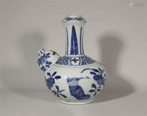 All blue and white flowers in Chongzhen in the Ming Dynasty