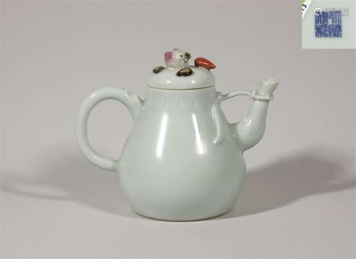 Celadon Glazed Teapot Yongzheng Style