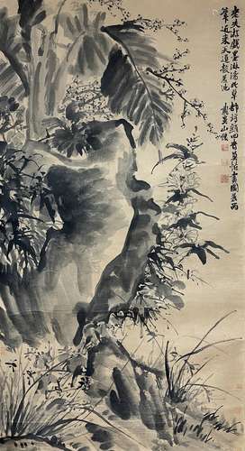 Chinese Banana, Orchid and Rocks, Xu Wei