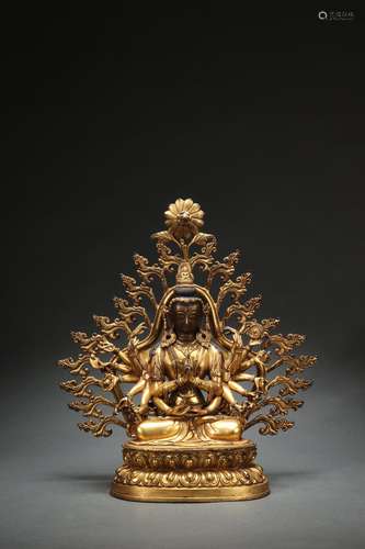 Gilt Bronze Statue of Buddha