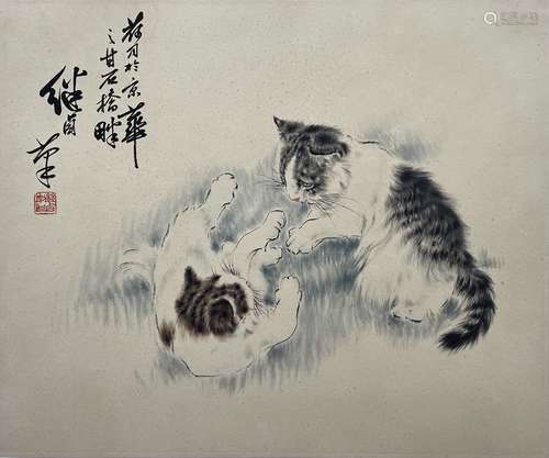 Two Cats, Liu Jiyou