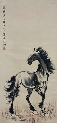 Standing Horse, Xu Beihong