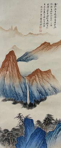 Landscape, Zhang Daqian