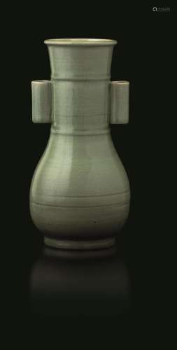 1600s A Longquan porcelain vase, China, Ming Dynasty