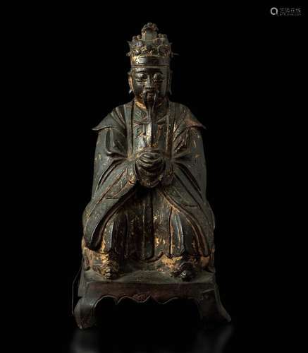 1600s A bronze figure, China, Ming Dynasty