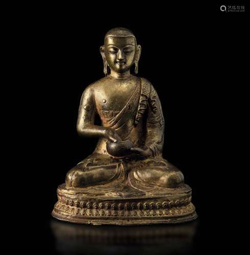 A bronze figure, Tibet, 1800s