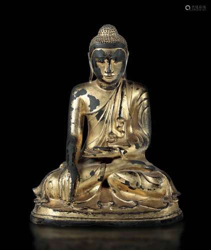 A gilt bronze Buddha Sakyamuni, Thailand, 1800s