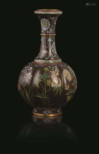 Guangxu period (1875-1908) An enamel vase, China, Qing Dynas...