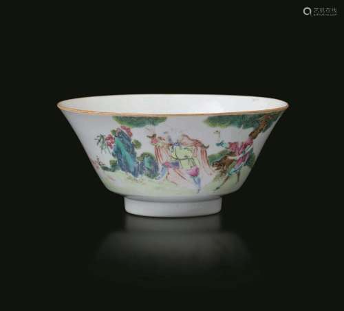 Apocryphal Qianlong mark A porcelain bowl, China, Qing Dynas...